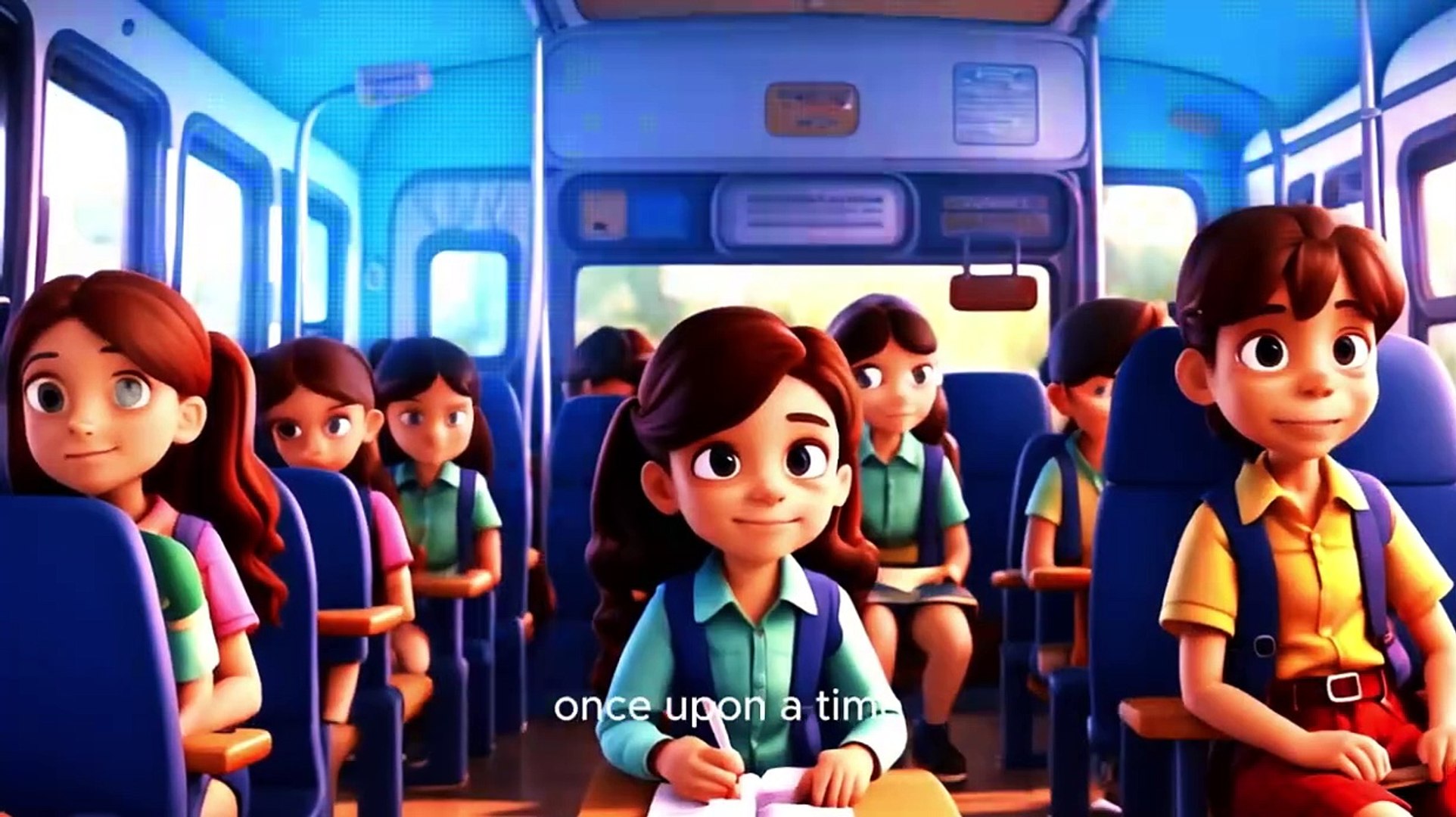 The Magical School Bus Adventures 3D Animated English Story #magical #englishstory  #innovative