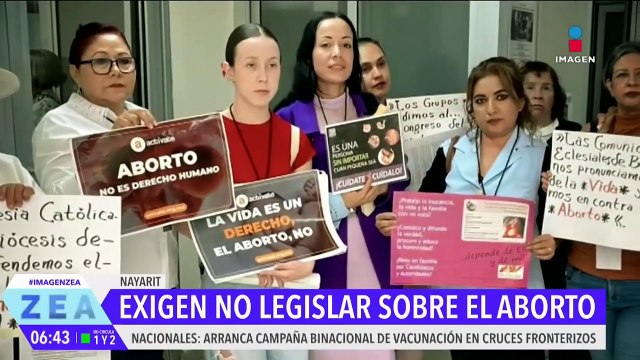 Colectivo exige a diputados del Congreso de Nayarit no legislar sobre el aborto