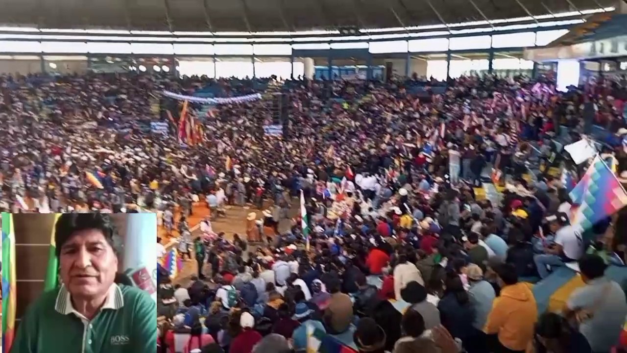 Evo dia del  Estado Plurinacional