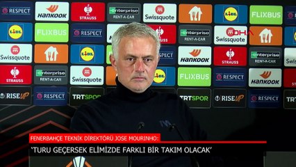 Jose Mourinho: Turu geçersek elimizde farklı bir takım olacak