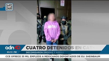 Detienen a cuatro integrantes  del Cártel de Sinaloa en las alcaldías Iztacalco y Xochimilco
