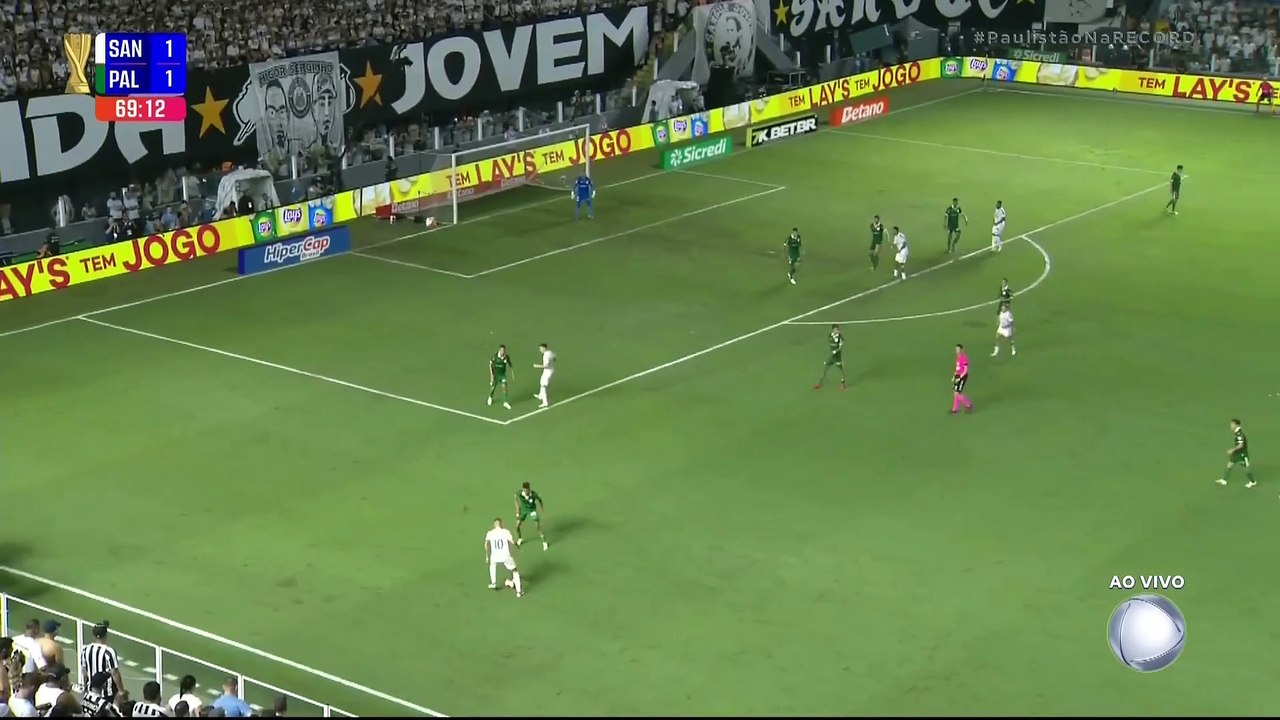 Santos x Palmeiras (Campeonato Paulista 2025 3ª rodada) 2° tempo