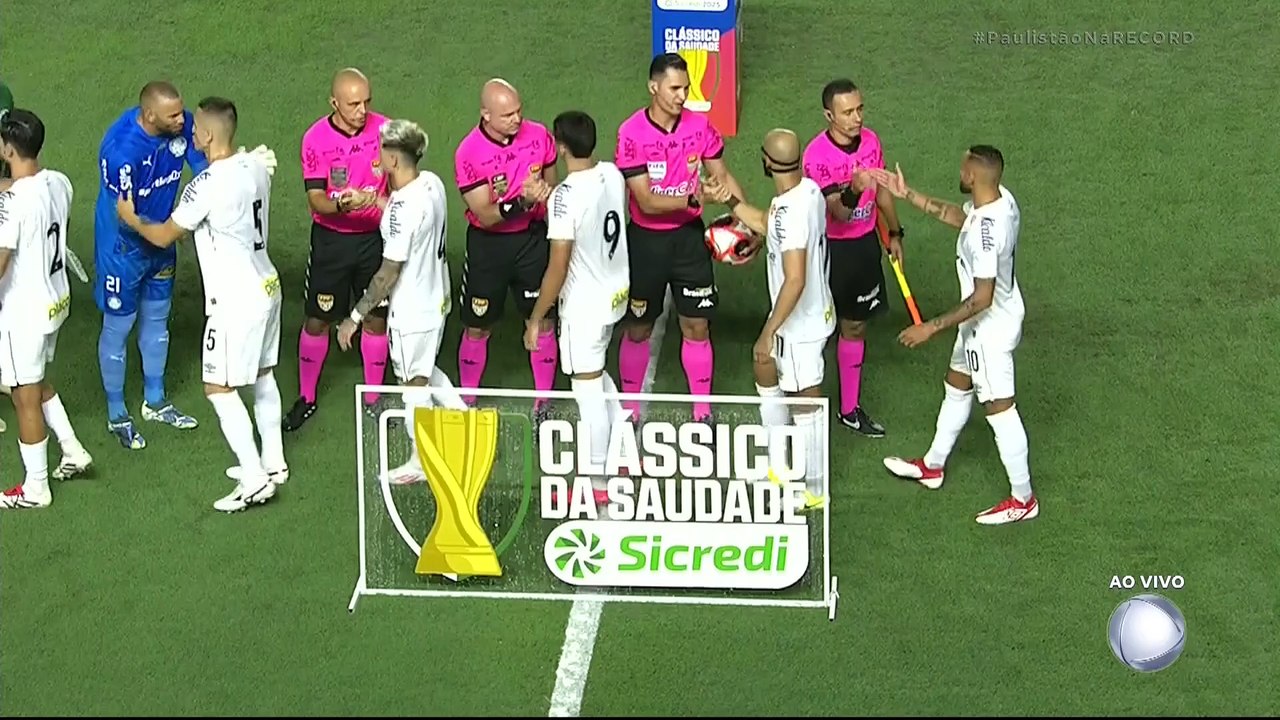 Santos x Palmeiras (Campeonato Paulista 2025 3ª rodada) 1° tempo
