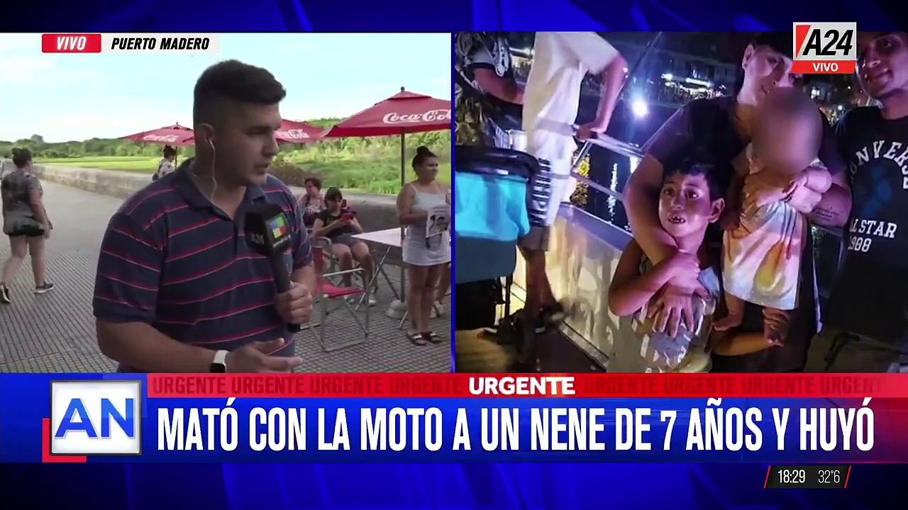 A24.com - 🔴TENÍA 7 AÑOS, LO ATROPELLÓ UNA MOTO Y MURIÓ： HABLA LA MADRE DEL NENE  Paseaba con