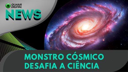 O monstro cósmico 30x maior que a Via Láctea | 23/01/2025 | #OlharDigital