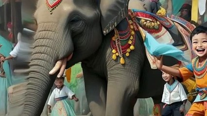 சிறுகதைகள் _ நீதிக் கதைகள் _ யானையும் சிறுவனும் _  Short stories in Tamil  நட்பும் வீரமும்  #shorts