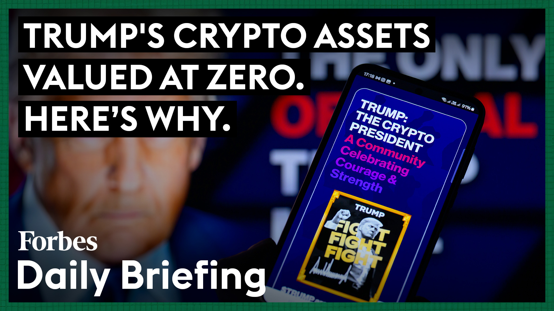 Trump’s Cryptocurrency Holdings: A Joke, but the Profits Are Not a Laughing Matter.