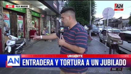 🔴ENTRADERA Y TORTURA A UN JUBILADO DE 75 AÑOS: LO AMENAZARON CON CORTARLE LOS DEDOS