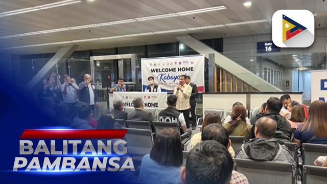 17 Filipino seafarers na kabilang sa mga binihag ng Houthi rebels sa Red Sea, nakauwi na