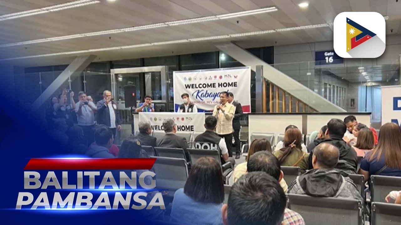 17 Filipino seafarers na kabilang sa mga binihag ng Houthi rebels sa Red Sea, nakauwi na