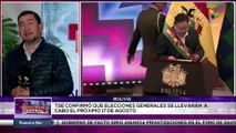 El Tribunal Supremo Electoral confirmó elecciones generales en Bolivia