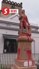 Captain Cook statue in Sydney defaced ahead of Australia's national day