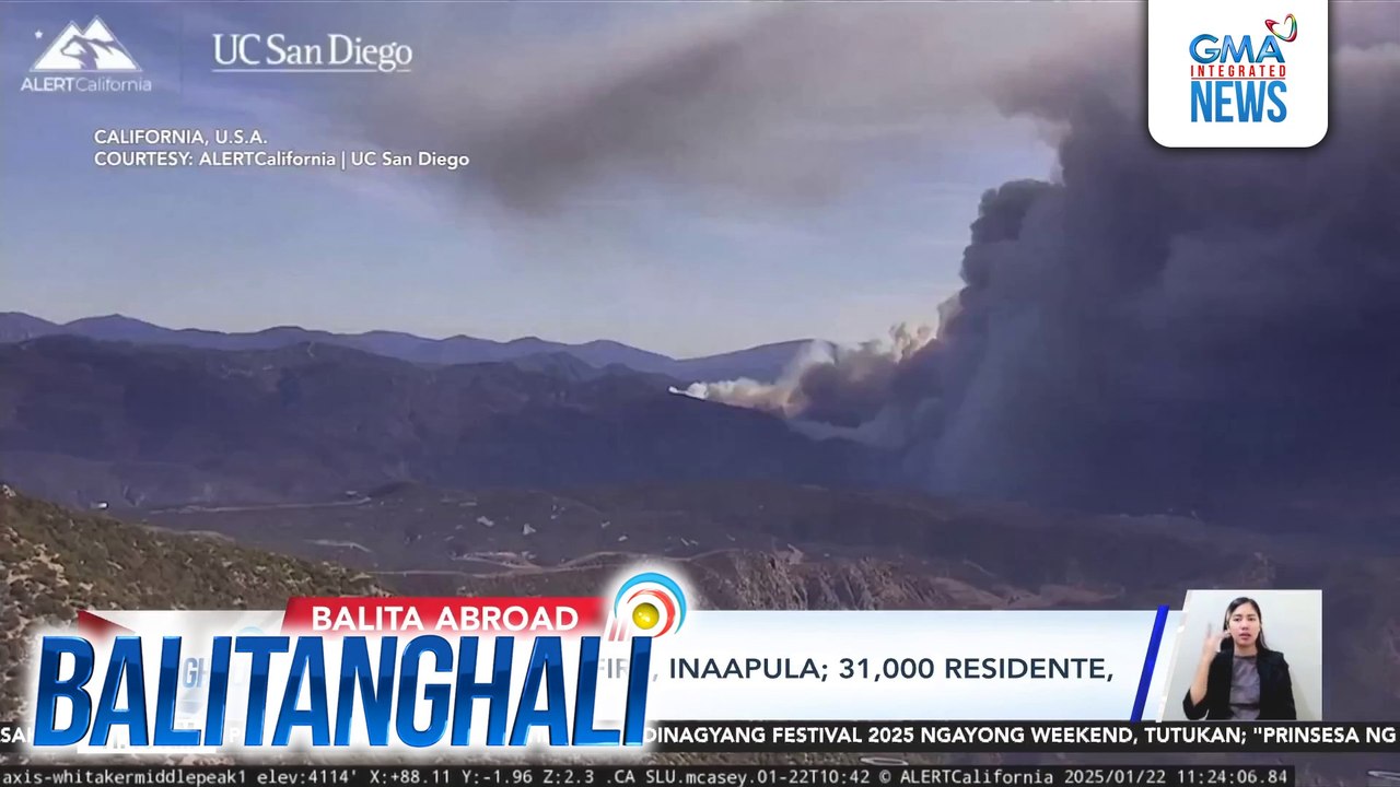 Panibagong wildfire, inaapula; 31,000 residente, inilikas | Balitanghali