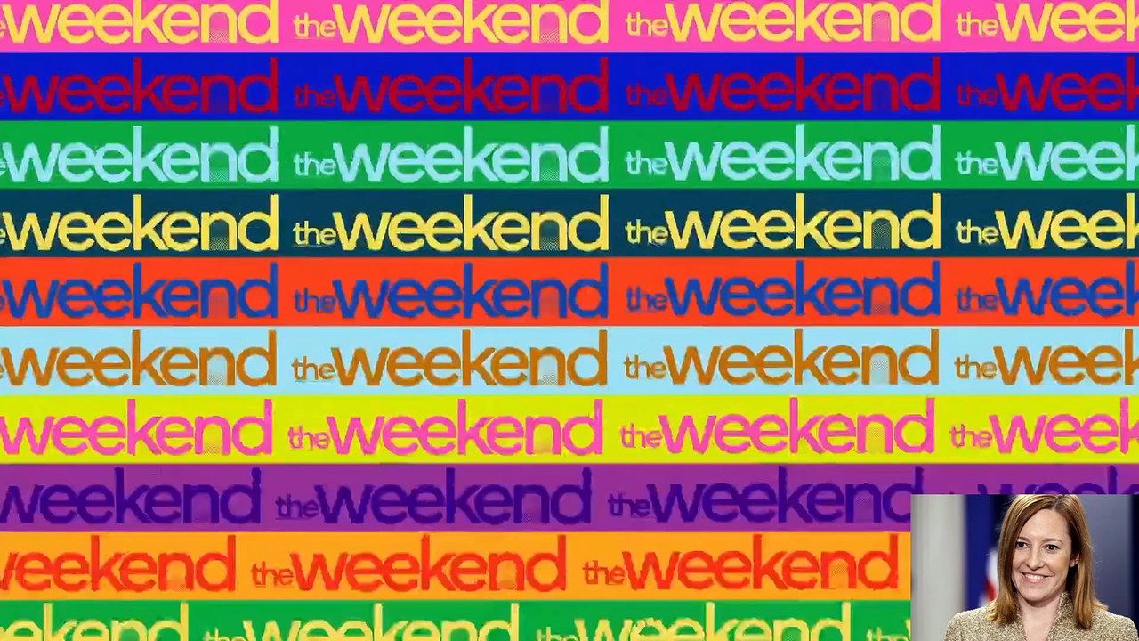 MSNBC Host and Former Biden White House Press Secretary Joins The Weekend to Discuss Her New Book "Say More: Lessons from Work, the White House, and the World"