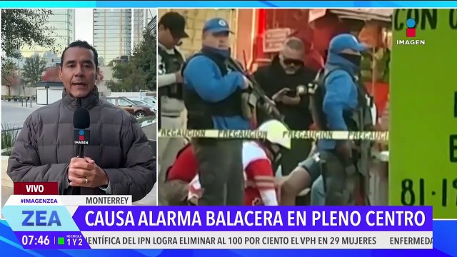 Balacera deja 3 heridos en el centro de Monterrey, Nuevo León