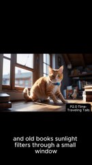 @0Time-TravelingPets) - P1.0 Nimbus: A Time-Traveling Adventure short story about a cat who travels through
