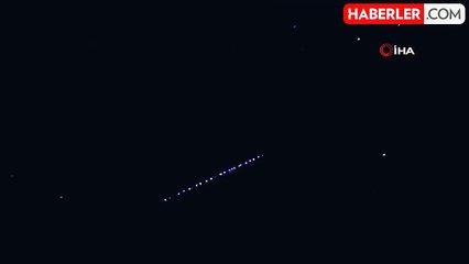 Starlink uyduları Bitlis gökyüzünde görüntülendi