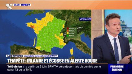 Tempête Eowyn: l'Irlande et l'Écosse en alerte rouge