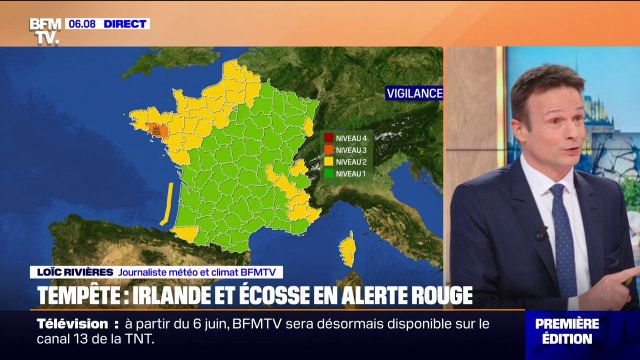 Tempête Eowyn: l'Irlande et l'Écosse en alerte rouge