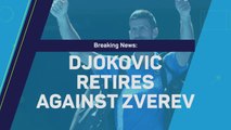 Breaking News - Djokovic out of Australian Open after retiring at end of first set against Zverev