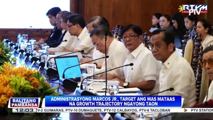 Mas mataas na growth trajectory ngayong 2025, target ng PBBM administration;
