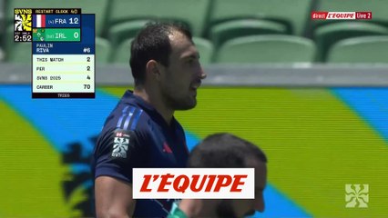 Le doublé de Paulin Riva - Rugby à 7 - HSBC Sevens Series à Perth
