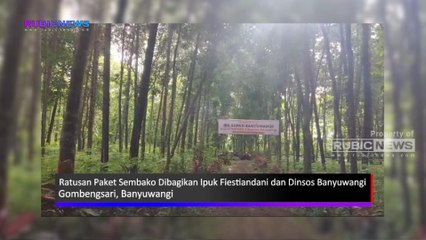 Banyuwangi Berbagi Sasar Keluarga Kurang Mampu di Gombengsari, Ratusan Paket Sembako Dibagikan Ipuk Fiestiandani dan Dinsos Banyuwangi