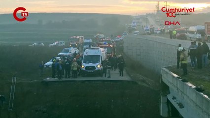 Son dakika... İstanbul'da servis minibüsü şarampole yuvarlandı!