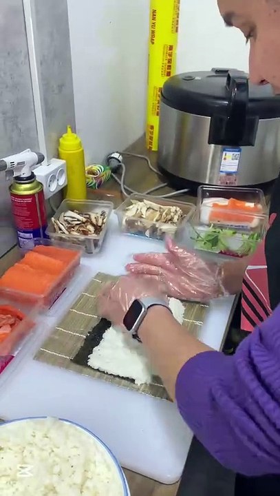 Sushi bar in Samarkand