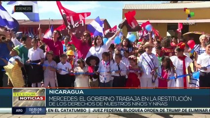 Nicaragua inició entrega del bono presidencial escolar a los niños del país