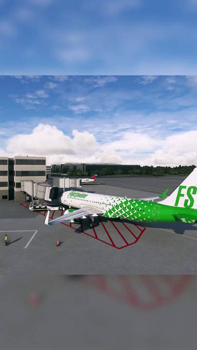 Passenger Boarding Bridge Xbox Aviator Club A320neo at Montréal–Pierre Elliott Trudeau, Canada