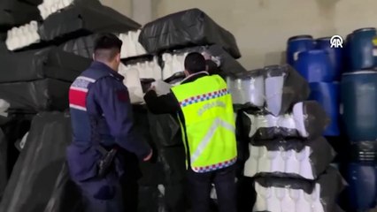 25 ton sahte deterjan ele geçirildi