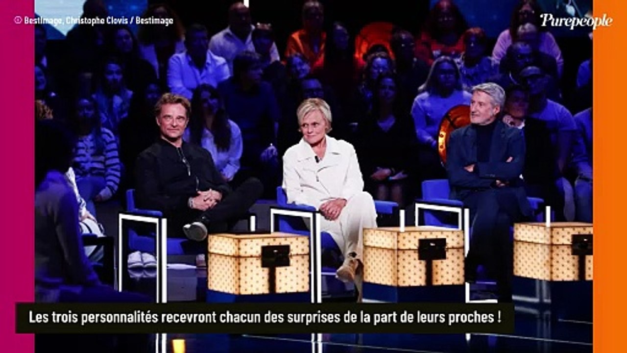 Muriel Robin, David Hallyday et Antoine de Caun...