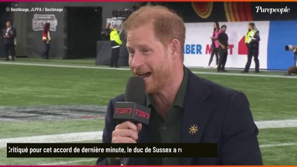 Critiqué après sa victoire, le prince Harry a reçu, pour une fois, le soutien d'une personnalité de taille