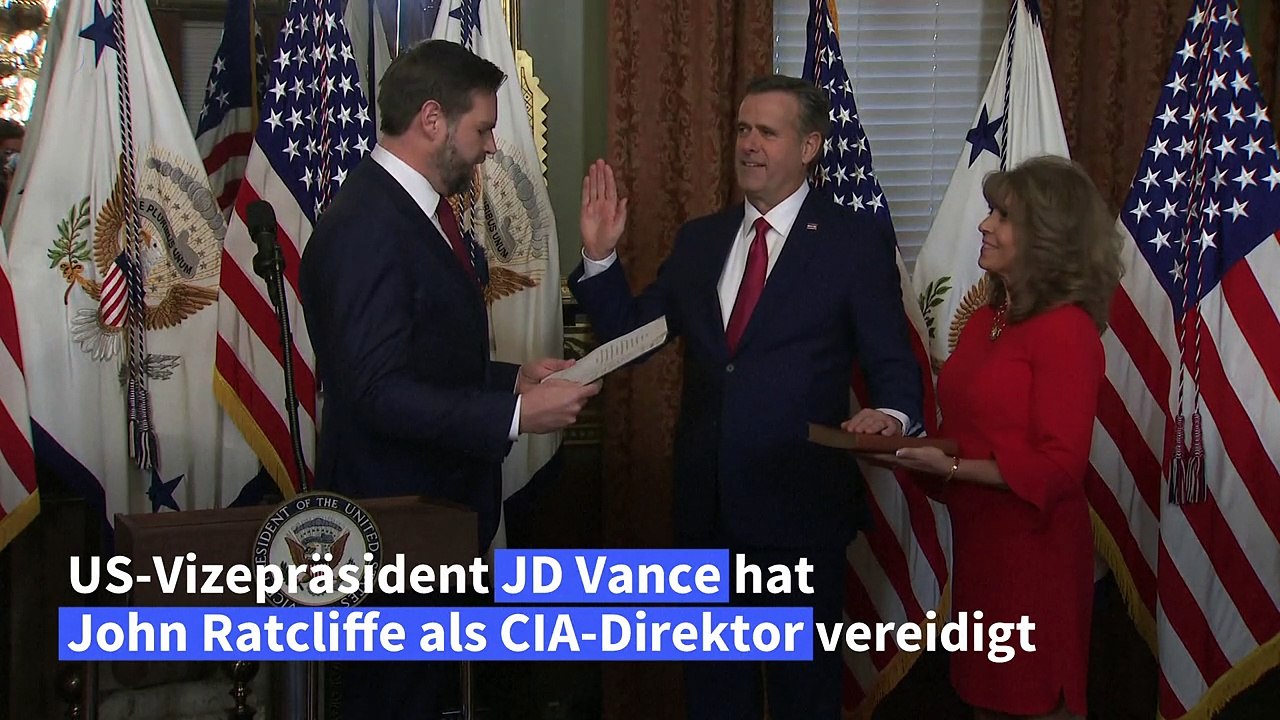 Neuer CIA-Direktor Ratcliffe vereidigt
