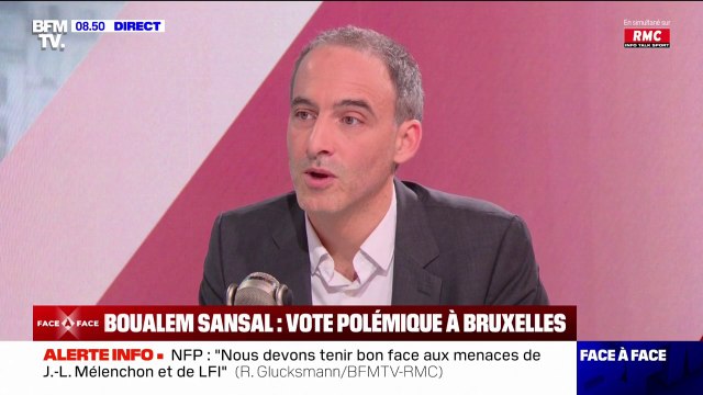 Boualem Sansal: Raphaël Glucksmann qualifie de “honte” le vote contre sa libération de l’eurodéputée Rima Hassan