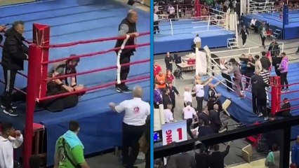 Kick boks şampiyonasında kavga: 4 yaralı, 5 gözaltı