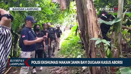 Polisi Ekshumasi Makam Janin Bayi Dugaan Kasus Aborsi