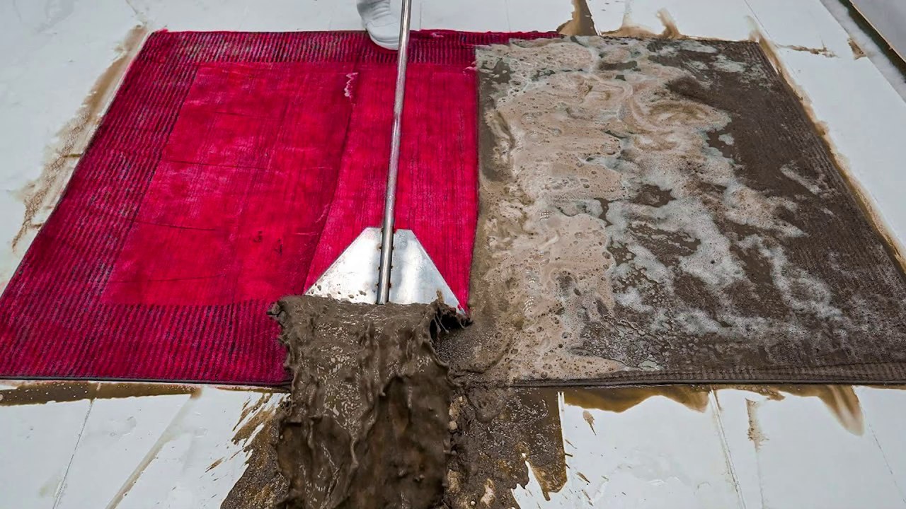 Destroy Mud Monsters - Carpet Cleaning Satisfying Rug Cleaning ASMR - Satisfying Video