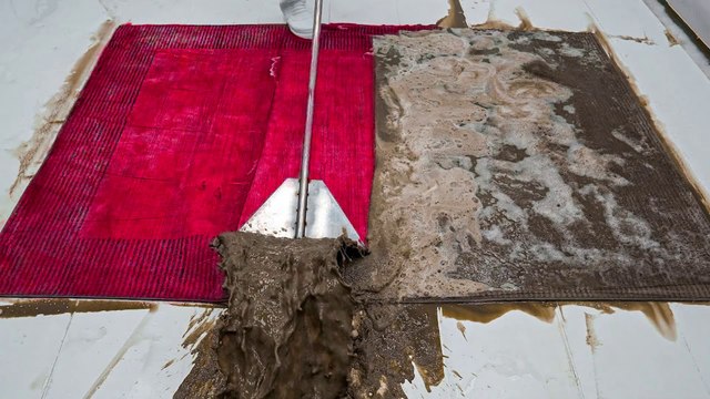 Destroy Mud Monsters - Carpet Cleaning Satisfying Rug Cleaning ASMR - Satisfying Video
