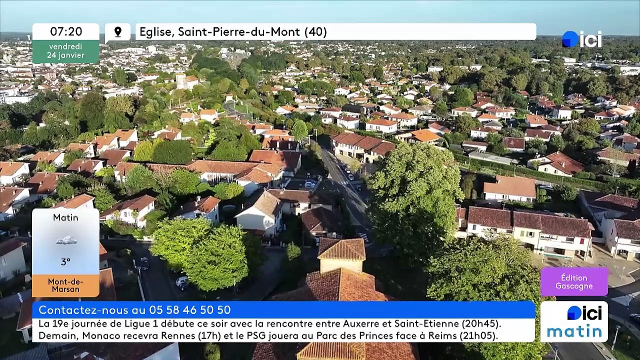 24/01/2025 - ici matin par ici Gascogne en vidéo
