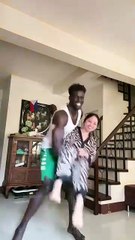 Butifull Asian girl with black man viral video
