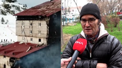 Bolu’daki otel yangınında çarşafları birbirine bağlayıp, 11 kişiyi kurtardı