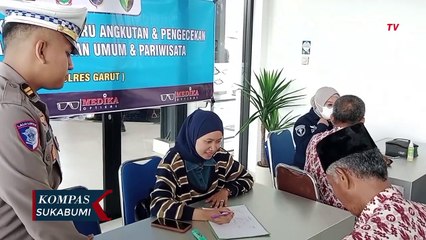 Jelang Libur Panjang Imlek Petugas Gabungan Lakukan Pemeriksaan Bus