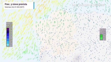 Inminente el frente frío de la borrasca Éowyn en Galicia