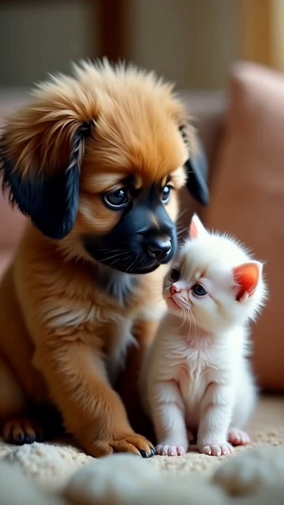 Furry Snuggling with Tiny Nose