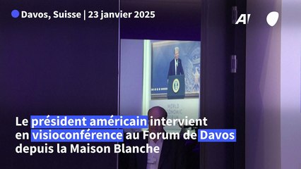 Trump aux patrons réunis à Davos: "Venez produire en Amérique"