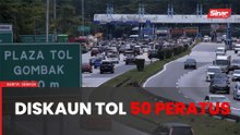Diskaun tol 50 peratus sempena Tahun Baharu Cina