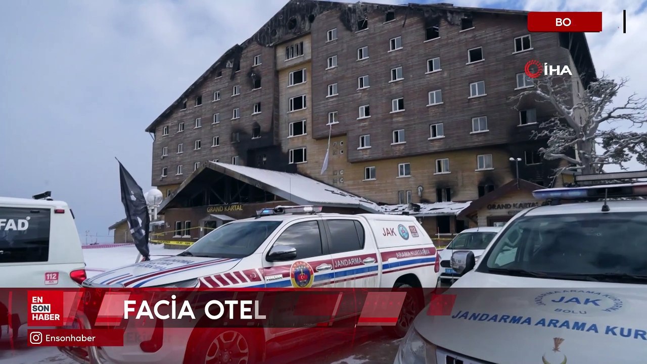 Bolu'da ekipler yavaş yavaş otel bölgesinden çekilmeye başladı