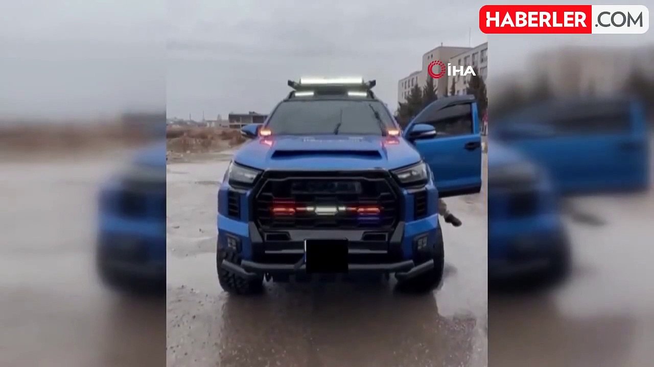 Arazi Aracına Çakar Lamba Taktıran Sürücüye 161 Bin Lira Ceza